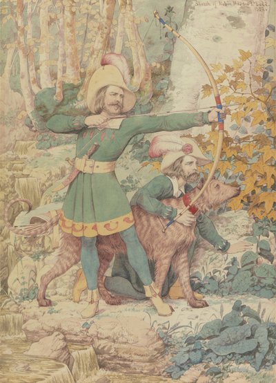 Boceto de Robin Hood de Richard Dadd