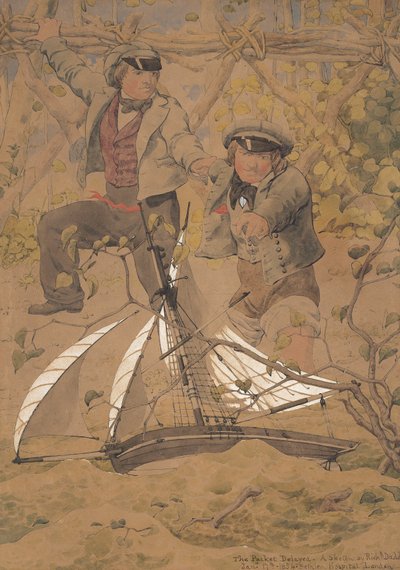 El paquete retrasado, 1854 de Richard Dadd