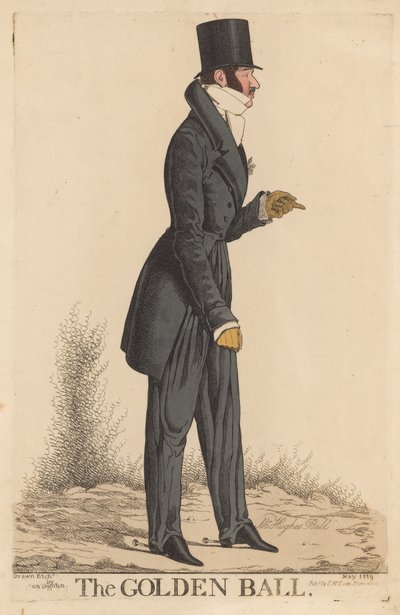Edward Hughes Ball Hughes; La Bola Dorada de Richard Dighton