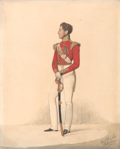 Lord Henry Charles Capel Somerset, 5º de Infantería Ligera - Cheltenham de Richard Dighton