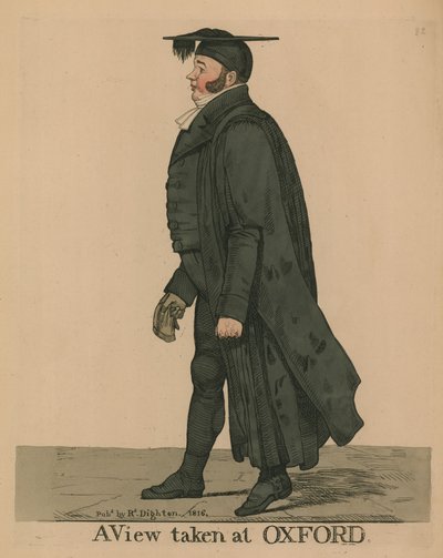 Señor Smith; una vista tomada en Oxford de Richard Dighton