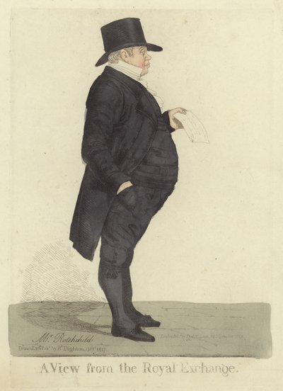 Nathan Mayer Rothschild, 1817 de Richard Dighton