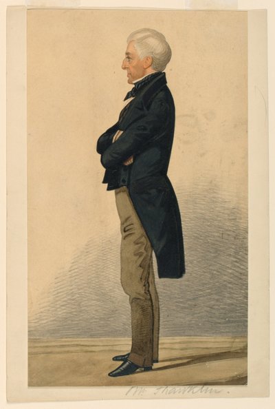 Retrato del Sr. Franklin de Richard Dighton