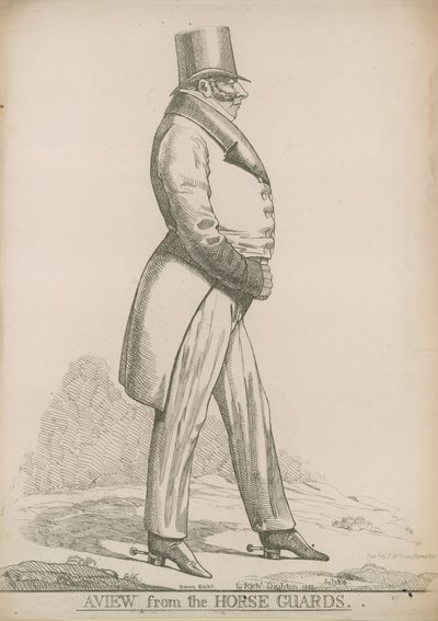 Sir Robert Bolton; Una vista desde los Horse Guards de Richard Dighton