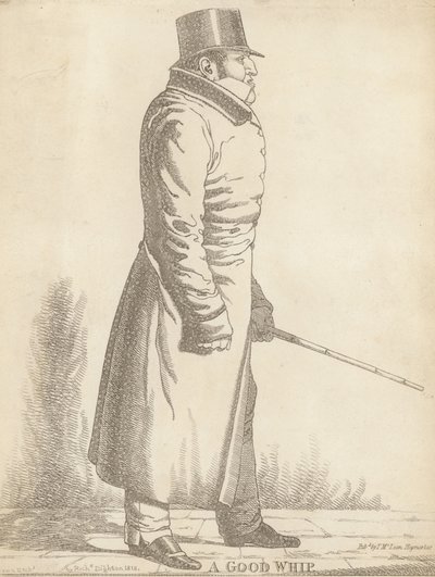William Philip Molyneux, 2º Conde de Sefton; Un buen látigo de Richard Dighton