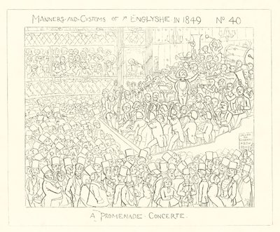 1849, Un Concierto de Paseo de Richard Doyle