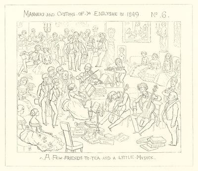 1849, Unos amigos para el té y un poco de música de Richard Doyle