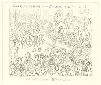 1849, Un desayuno de boda de Richard Doyle