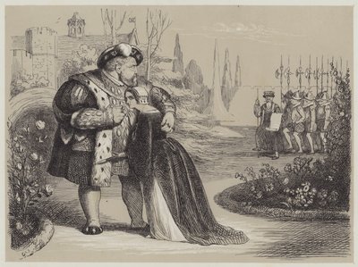 Momento crítico en la vida de Catherine Parr de Richard Doyle
