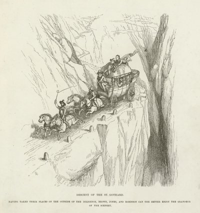 Descenso del San Gotardo de Richard Doyle
