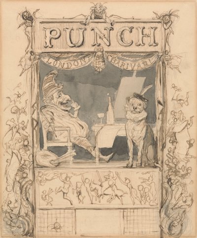 Diseño de la portada de Punch de Richard Doyle