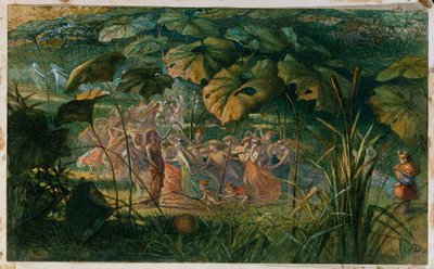 Danza de hadas en un claro de Richard Doyle
