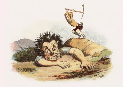 Ilustración para Jack El Matagigantes de Richard Doyle