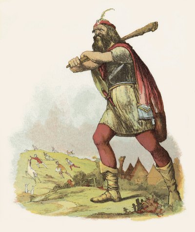Ilustración para Jack el mata gigantes de Richard Doyle