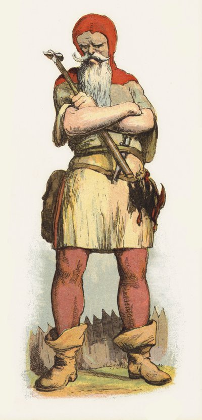Ilustración para Jack el mata gigantes de Richard Doyle