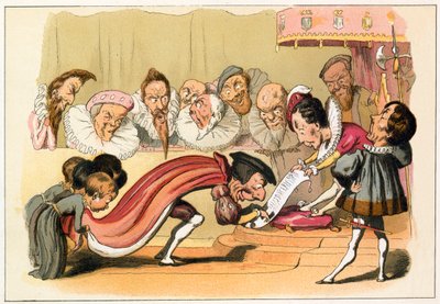 El Rey Eduardo VI otorga una carta de Richard Doyle