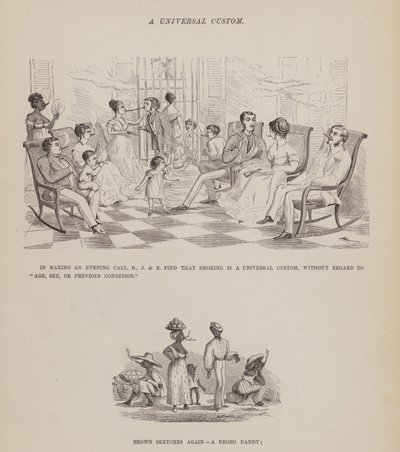 Página de El Tour Americano de los Sres. Brown, Jones y Robinson de Richard Doyle