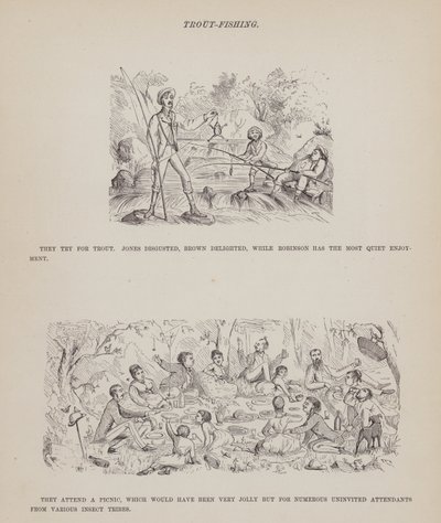 Página del Tour Americano de los Sres. Brown, Jones y Robinson de Richard Doyle