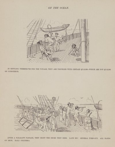 Página del Tour Americano de los Sres. Brown, Jones y Robinson de Richard Doyle