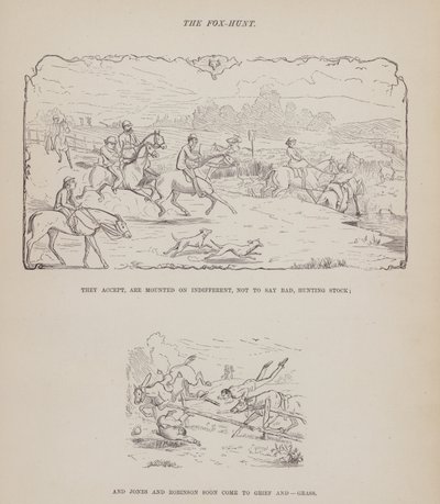 Página de El tour americano de los Sres. Brown, Jones y Robinson (grabado) de Richard Doyle