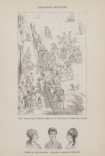 Página de El tour americano de los Sres. Brown, Jones y Robinson (grabado) de Richard Doyle