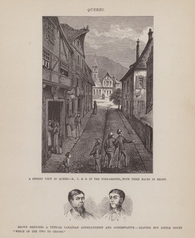 Página del Tour Americano de los Sres. Brown, Jones y Robinson (grabado) de Richard Doyle