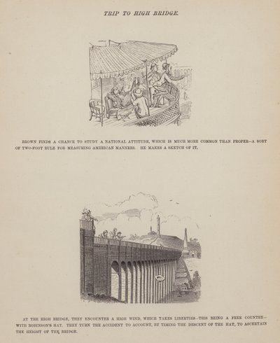 Página del Tour Americano de los Sres. Brown, Jones y Robinson de Richard Doyle