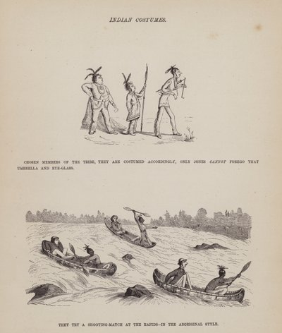 Página del Tour Americano de los Sres. Brown, Jones y Robinson de Richard Doyle