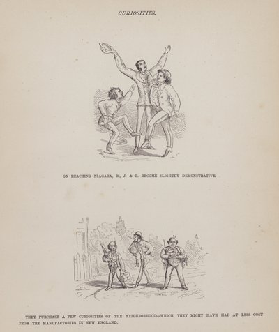Página del Tour Americano de los Sres. Brown, Jones y Robinson de Richard Doyle