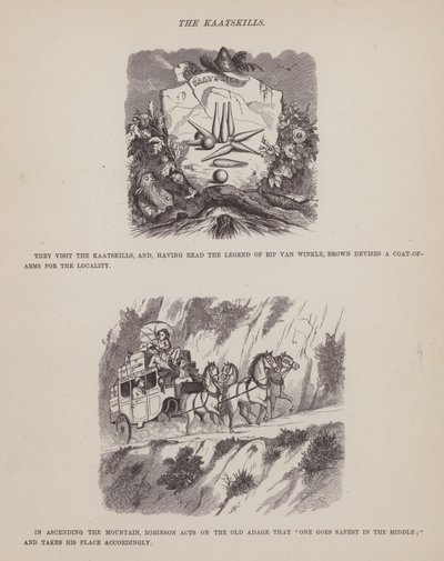 Página del Tour Americano de los Sres. Brown, Jones y Robinson de Richard Doyle