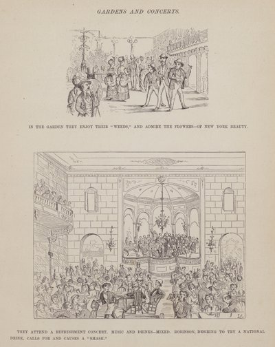 Página del Tour Americano de los Sres. Brown, Jones y Robinson de Richard Doyle