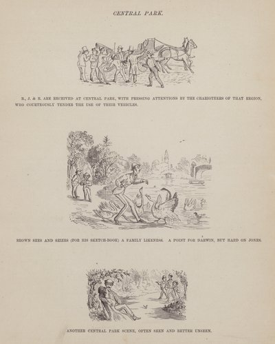 Página del Tour Americano de los Sres. Brown, Jones y Robinson de Richard Doyle
