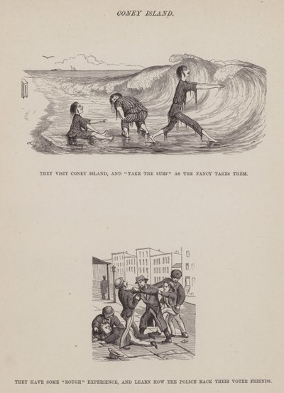 Página del Tour Americano de los Sres. Brown, Jones y Robinson (grabado) de Richard Doyle