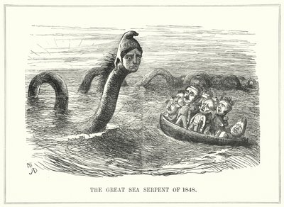 Caricatura de Punch: Revoluciones de 1848 de Richard Doyle