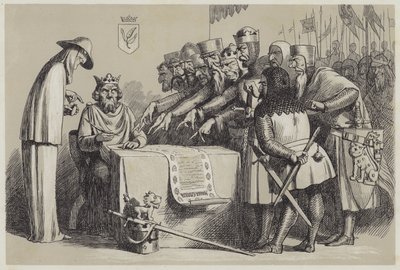 Firma de la Carta Magna de Richard Doyle