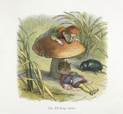 El Rey Elfo dormido de Richard Doyle