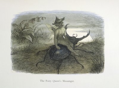 El mensajero de la reina de las hadas de Richard Doyle