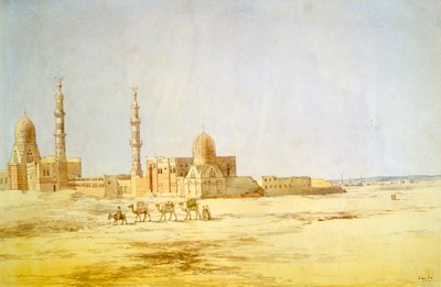 Tumbas de los califas, El Cairo, c1842 de Richard Dudd