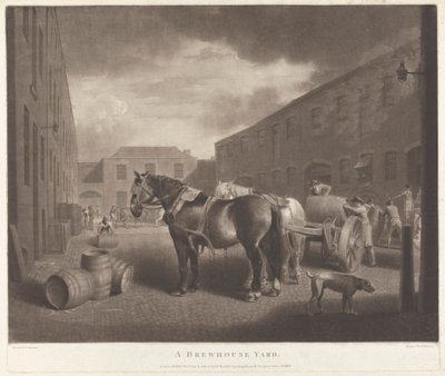 Un patio cervecero de Richard Earlom