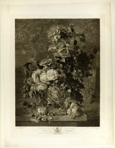 Una pieza floral, de The Houghton Gallery de Richard Earlom