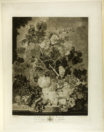 Una pieza de fruta, de La Galería Houghton de Richard Earlom
