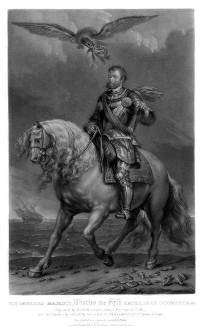 Carlos V, Rey de España y Emperador del Sacro Imperio Romano, 1816 de Richard Earlom