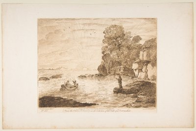 Cristo llamando a Pedro y Andrés, 1776 de Richard Earlom