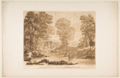 Paisaje con Cupido y Psique de Richard Earlom