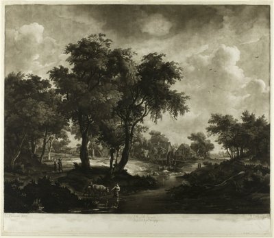 Río y escena rural de Richard Earlom