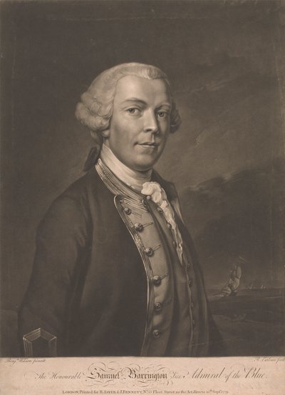 Samuel Barrington de Richard Earlom