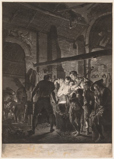 The Blacksmith de Richard Earlom