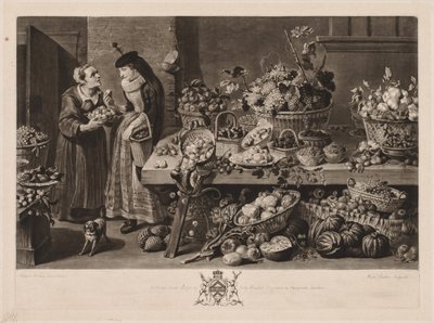 Los cuatro mercados: el mercado de frutas de Richard Earlom