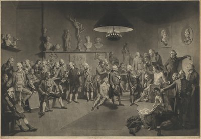 La Real Academia de Artes de Richard Earlom after Johann Zoffany