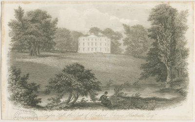 Longton Hall: grabado en acero, nd [?principios del siglo XIX] de Richard Edensor Heathcote
